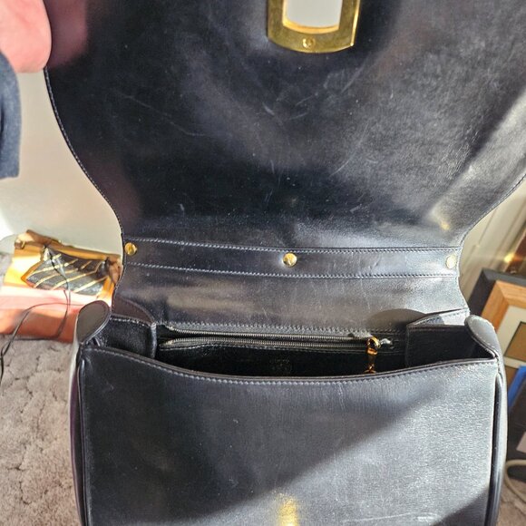 Gucci black leather shoulder bag - Picture 4 of 5